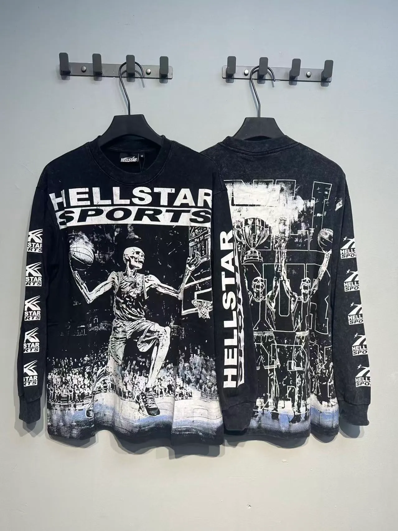 H 9101# Black I P85 In Stock Hellstar / T （fabric): 26 300 Sizes（size）：S-M- L- X L （colour）： Black
